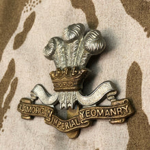 Charger l'image dans la galerie, Original WW1 British Army Cap Badge - Glamorgan Imperial Yeomanry - The Militaria Shop