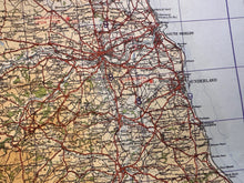 Load image into Gallery viewer, Original WW2 British Army RAF Navy Base Map of England - Border of Scotland - The Militaria Shop