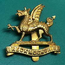 Load image into Gallery viewer, Genuine British Army Cap Badge - Brecknockshire Territorials Battalion - The Militaria Shop