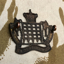 Load image into Gallery viewer, Original WW1 British Army Cap Badge - Royal Gloucestershire Hussars - The Militaria Shop