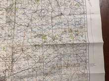 Load image into Gallery viewer, Original WW2 British Army GSGS OS Map of Great Britain - Swindon & Cirencester - The Militaria Shop
