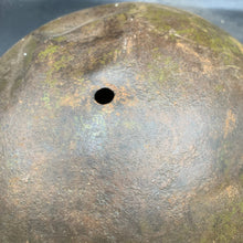 Load image into Gallery viewer, Original British Army WW2 Rolled Edge Mk2 Combat Helmet - The Militaria Shop