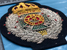 Lade das Bild in den Galerie-Viewer, British Army Bullion Embroidered Blazer Badge - Rifle Brigade - The Militaria Shop