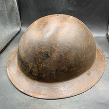 Load image into Gallery viewer, Original British Army WW2 Combat Steel Helmet - The Militaria Shop