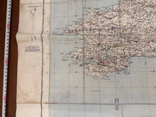 Load image into Gallery viewer, Original WW2 British Army RAF Navy Base Map of South Wales - Cardiff & Swansea - The Militaria Shop