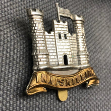 Load image into Gallery viewer, Original WW2 British Army Cap Badge - 6th Inniskilling Dragoons - The Militaria Shop