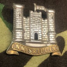 Load image into Gallery viewer, Original WW2 British Army Cap Badge - 6th Inniskilling Dragoons - The Militaria Shop