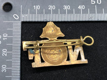 Load image into Gallery viewer, Original WW2 British Army Royal Northumberland Fusiliers Shoulder Titles - The Militaria Shop