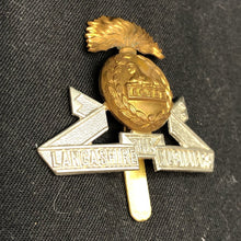 Load image into Gallery viewer, Original WW2 British Army Cap Badge - Lancashire Fusiliers - The Militaria Shop