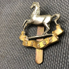 Load image into Gallery viewer, Original WW2 British Army Cap Badge - King's Liverpool Regiment - The Militaria Shop