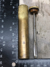 Load image into Gallery viewer, Original WW1 British Army SMLE Enfield Brass Oil Bottle - The Militaria Shop