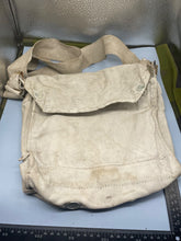 Load image into Gallery viewer, Interesting WW2 British Army Winter Warfare Whitewashed Gas Mask Bag - The Militaria Shop