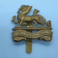 Load image into Gallery viewer, Genuine British Army Cap Badge - Royal Berkshire Regiment - The Militaria Shop
