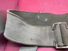 Load image into Gallery viewer, Original WW1 British Army 1908 Pattern Canvas Waist Belt - 32" Waist - The Militaria Shop