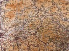 Load image into Gallery viewer, Original WW2 British Army RAF Navy Base Map of England - North Central - Leeds - The Militaria Shop