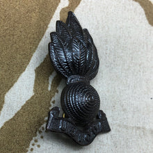 Load image into Gallery viewer, Original British Army WW1 / WW2 Royal Engineers Officer's Bronze Cap Badge - The Militaria Shop