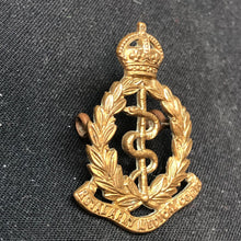 Load image into Gallery viewer, Original WW2 British Army Cap Badge - Royal Army Medical Corps - The Militaria Shop