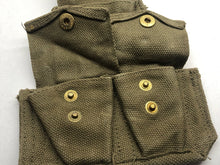 Charger l'image dans la galerie, Genuine 37 Pattern Army 3 Pocket Rifle Pouch - WW2 British Army Style - The Militaria Shop