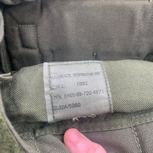 Charger l'image dans la galerie, Genuine British Army Surplus OD Green Gas Mask Bag Haversack - The Militaria Shop