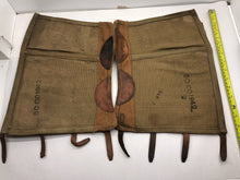 Load image into Gallery viewer, Original WW2 British Army 37 Pattern Despatch Riders High Sided Spats 1942 Dated - The Militaria Shop