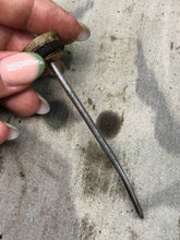 Load image into Gallery viewer, Original WW1 British Army SMLE Enfield Brass Oil Bottle - P-H Maker Marked - The Militaria Shop