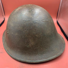 Load image into Gallery viewer, Original British / Canadian Army WW2 Soldiers Military Combat Mk3 Turtle Helmet - The Militaria Shop