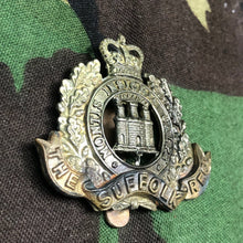 Load image into Gallery viewer, Original British Army The Suffolk Regiment Cap Badge - The Militaria Shop