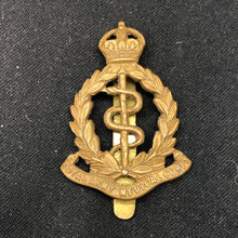 Load image into Gallery viewer, Original WW2 British Army Cap Badge - Royal Army Medical Corps - The Militaria Shop