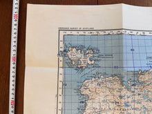Load image into Gallery viewer, Original WW2 British Army GSGS Map of Scotland - Mainland Shetland Islands - The Militaria Shop