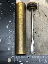 Load image into Gallery viewer, Original WW1 British Army SMLE Enfield Brass Oil Bottle - P-H Maker Marked - The Militaria Shop