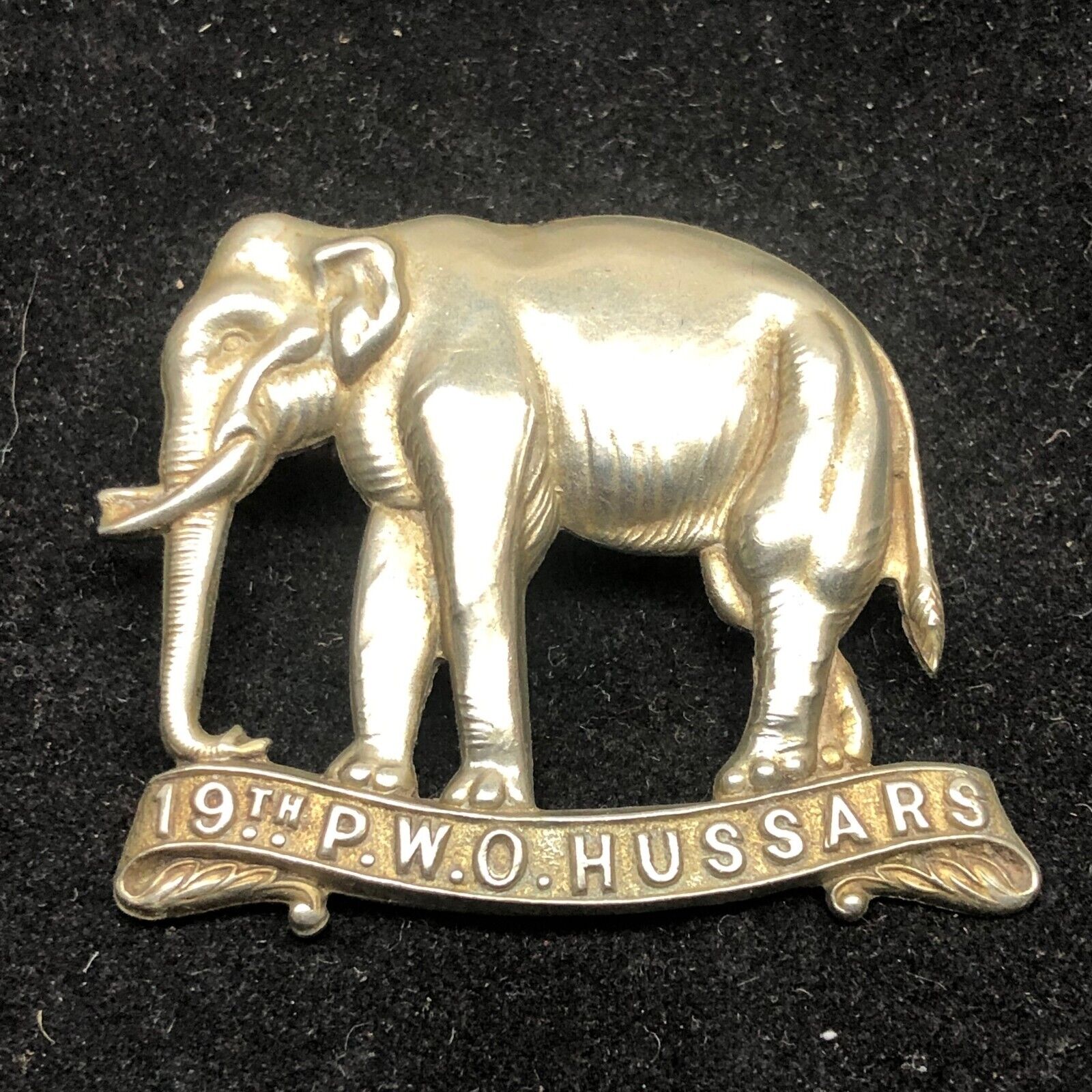 Original WW1 British Army Cap Badge - 19th Prince Of Wales' Own Hussars - The Militaria Shop