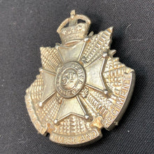 Load image into Gallery viewer, Original WW1 British Army Cap Badge - 5th Cumberland Battalion Border Regiment - The Militaria Shop