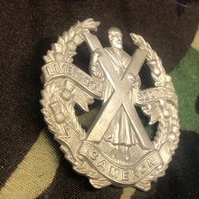 Load image into Gallery viewer, Original WW1 British Army Cap Badge - Liverpool Scottish Cameron Highlanders - The Militaria Shop