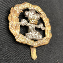 Load image into Gallery viewer, Original WW1 British Army Cap Badge - South Lancashire - The Militaria Shop
