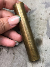 Load image into Gallery viewer, Original WW1 British Army SMLE Enfield Brass Oil Bottle - P-H Maker Marked - The Militaria Shop