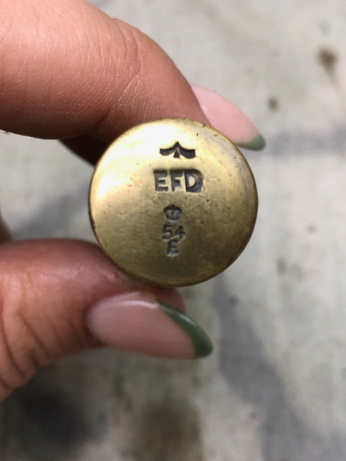 Original WW1 British Army SMLE Enfield Brass Oil Bottle - EFD Marked - The Militaria Shop