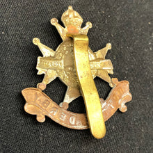 Load image into Gallery viewer, Original WW2 British Army Cap Badge - Sherwood Foresters - The Militaria Shop