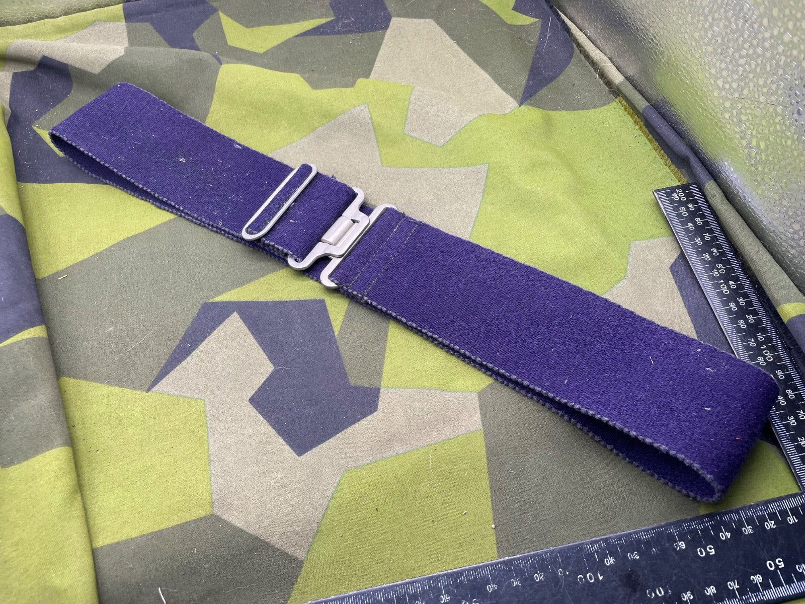 Original WW2 Onwards British Royal Navy Sailor's Stable Belt - 34" Waist - The Militaria Shop