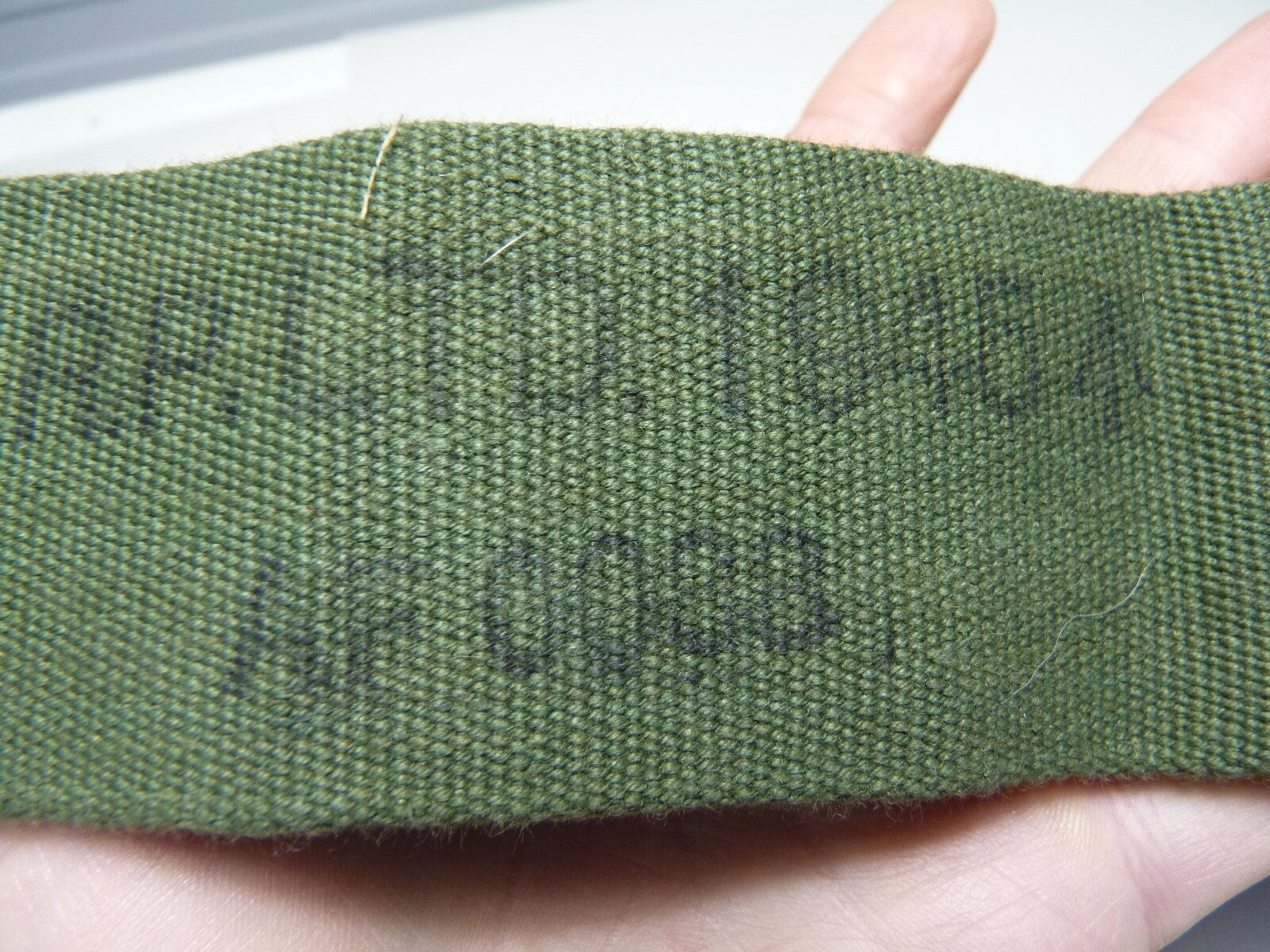 Original WW2 British Army 44 Pattern Shoulder / Extended Equipment Strap - 1945 - The Militaria Shop