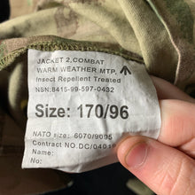 Load image into Gallery viewer, Genuine British Army MTP Camo Warm Weather Combat Jacket 2 - 170/96 - The Militaria Shop