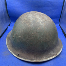 Load image into Gallery viewer, Original WW2 Mk3 Canadian / British Army Turtle Helmet High Rivet - The Militaria Shop