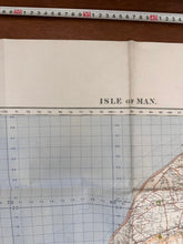 Load image into Gallery viewer, Original WW2 British Army GSGS OS Map of Great Britain - Isle of Man - The Militaria Shop