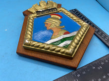 Lade das Bild in den Galerie-Viewer, Original British Royal Navy HMS Dauntless Ships Plaque - The Militaria Shop
