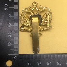 Load image into Gallery viewer, Genuine British Army 1st The Queen's Dragoon Guards Cap Badge - The Militaria Shop