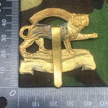 Load image into Gallery viewer, Original WW2 British Army Cap Badge - Leicestershire Regiment - The Militaria Shop