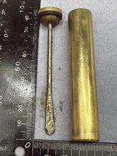 Load image into Gallery viewer, Original WW1 British Army SMLE Enfield Brass Oil Bottle - The Militaria Shop