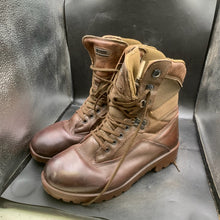 Lade das Bild in den Galerie-Viewer, British Army Surplus Brown Leather YDS Combat Patrol Boots - Size UK 9 M - The Militaria Shop