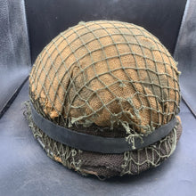Load image into Gallery viewer, Genuine Dutch Army M53 Euroclone of WW2 US M1 Camouflaged Helmet & Liner Set - The Militaria Shop