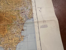 Load image into Gallery viewer, Original WW2 British Army RAF Navy Base Map of England - South West - Cornwall - The Militaria Shop