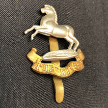 Load image into Gallery viewer, Original British Army WW1 / WW2 The Kings Liverpool Regiment Cap Badge - The Militaria Shop